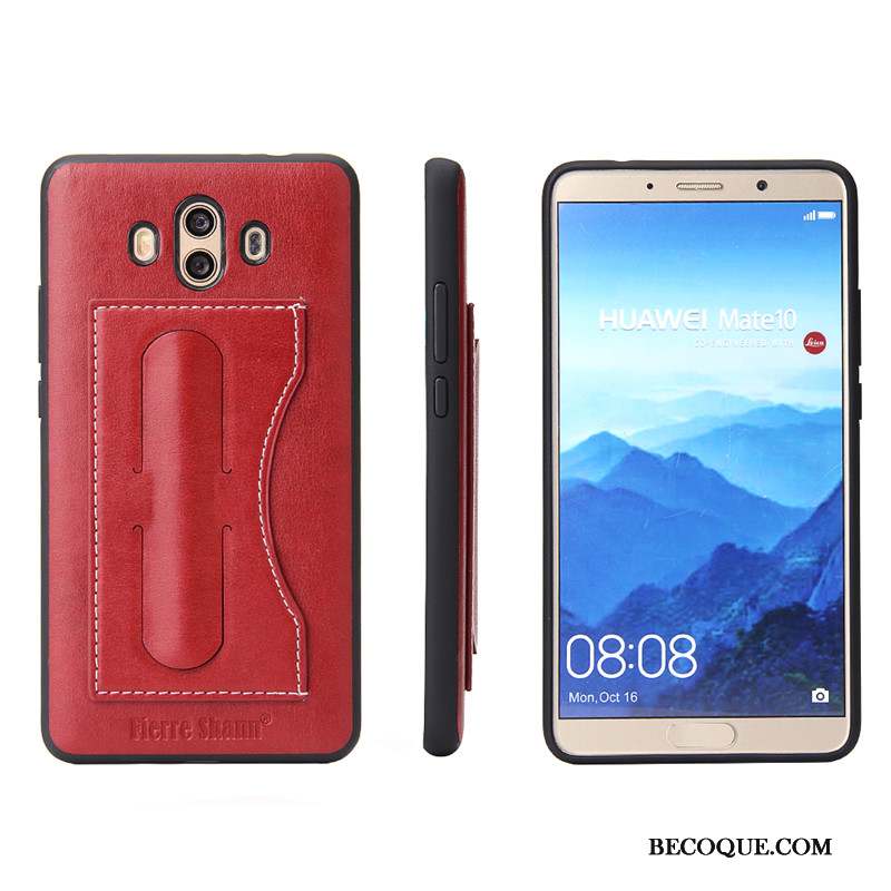 Huawei Mate 10 Coque Support Étui Simple Protection De Téléphone