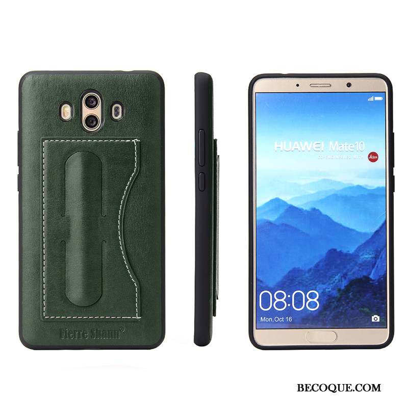 Huawei Mate 10 Coque Support Étui Simple Protection De Téléphone