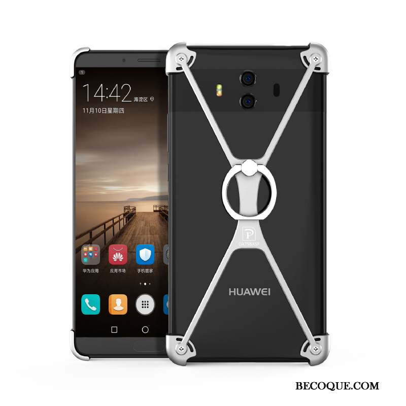 Huawei Mate 10 Créatif Noir Incassable Étui Protection Coque