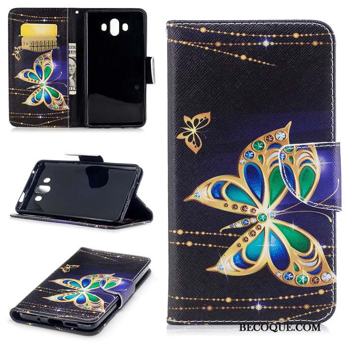 Huawei Mate 10 Incassable Fluide Doux Coque Téléphone Portable Dessin Animé Bleu