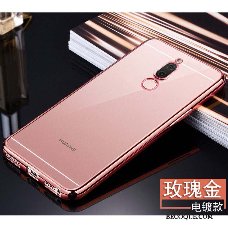 Huawei Mate 10 Lite Anneau Incassable Une Agrafe Coque De Téléphone Silicone Transparent