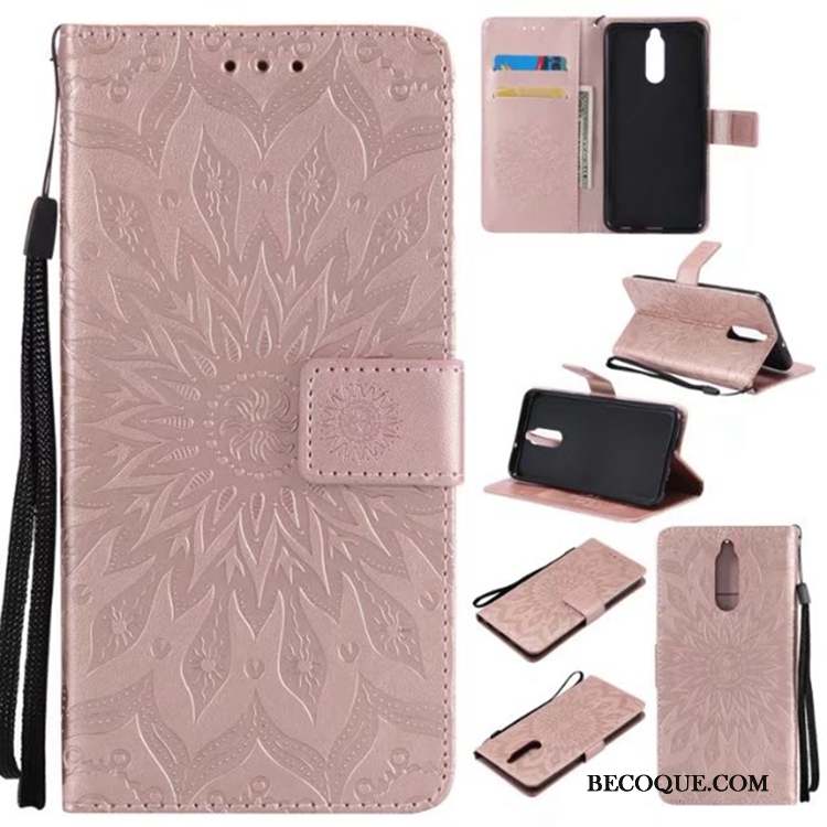 Huawei Mate 10 Lite Coque Carte Portefeuille Incassable Tout Compris Housse Support