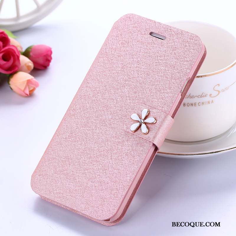 Huawei Mate 10 Lite Coque Clamshell Étui Étui En Cuir Tout Compris Téléphone Portable Rose