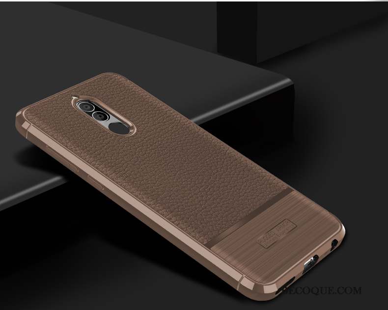 Huawei Mate 10 Lite Coque De Téléphone Modèle Fleurie Incassable Protection Étui Noir