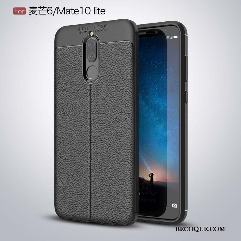 Huawei Mate 10 Lite Coque De Téléphone Modèle Fleurie Protection Incassable Étui Fluide Doux