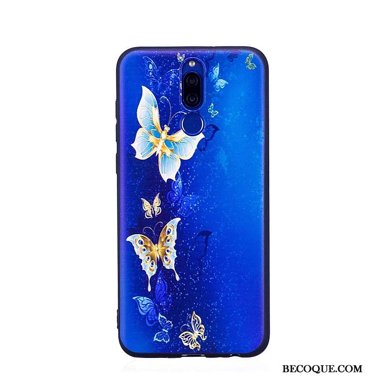 Huawei Mate 10 Lite Coque Dessin Animé Gaufrage Jeunesse Protection Peinture Fluide Doux