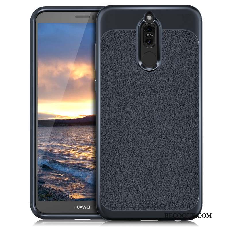 Huawei Mate 10 Lite Coque Protection Respirant Étui Bordure Incassable Gris