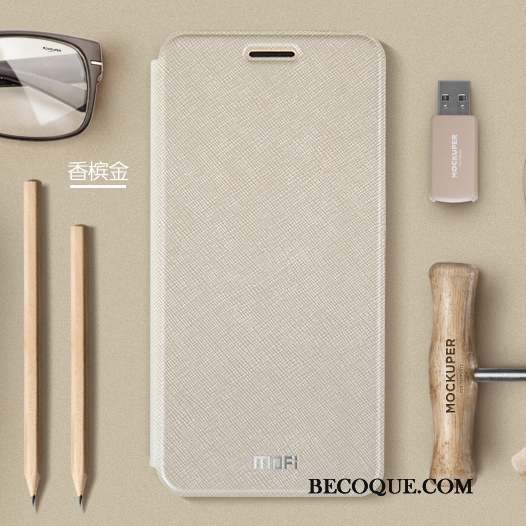 Huawei Mate 10 Lite Coque Protection Étui Or Incassable Étui En Cuir Housse