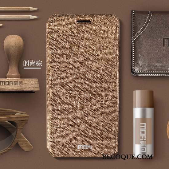 Huawei Mate 10 Lite Coque Protection Étui Or Incassable Étui En Cuir Housse