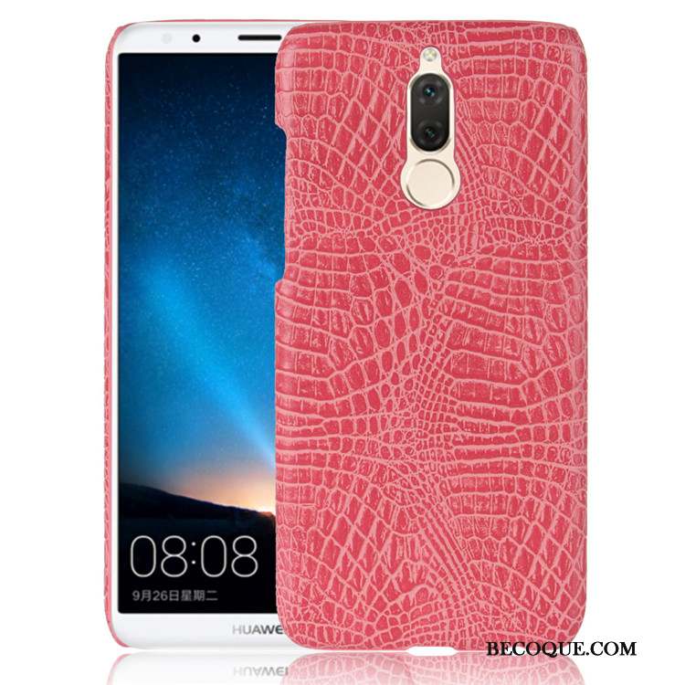 Huawei Mate 10 Lite Cuir Difficile Modèle Fleurie Coque De Téléphone Vintage Protection