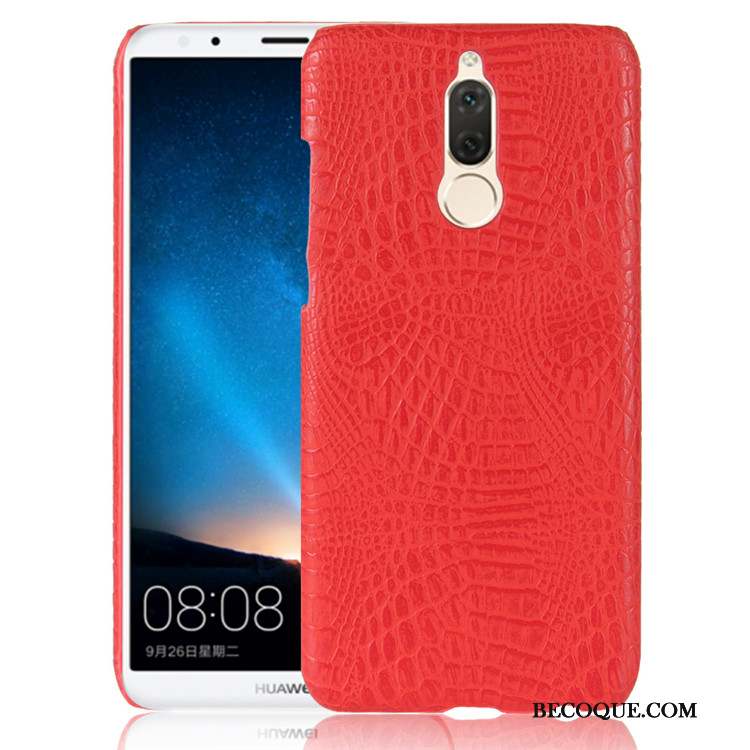 Huawei Mate 10 Lite Cuir Difficile Modèle Fleurie Coque De Téléphone Vintage Protection