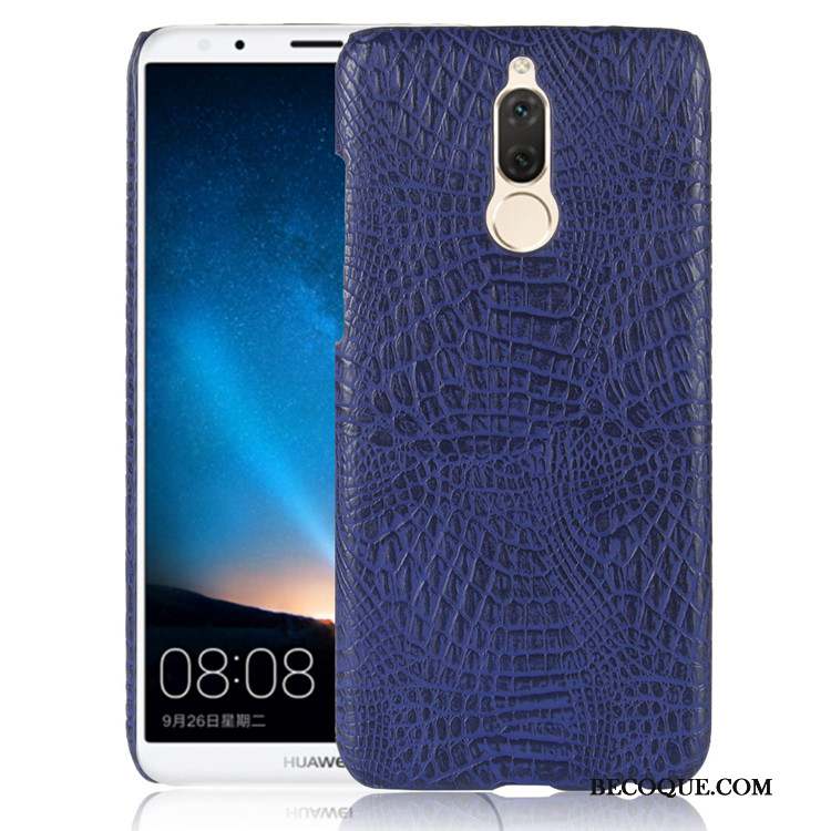 Huawei Mate 10 Lite Cuir Difficile Modèle Fleurie Coque De Téléphone Vintage Protection