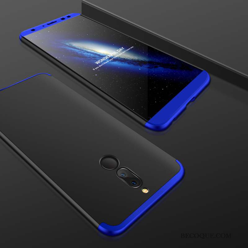 Huawei Mate 10 Lite Difficile Coque De Téléphone Tout Compris Bleu Étui Délavé En Daim