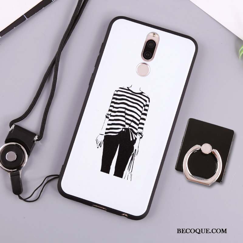 Huawei Mate 10 Lite Fluide Doux Blanc Silicone Coque De Téléphone Étui