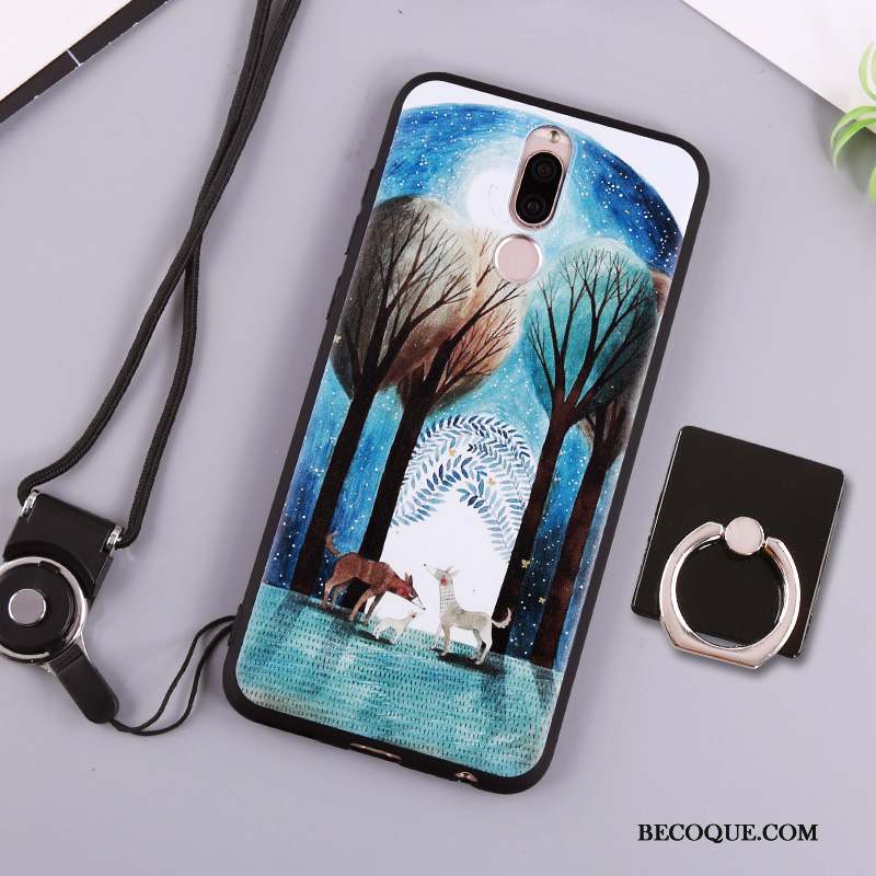 Huawei Mate 10 Lite Fluide Doux Blanc Silicone Coque De Téléphone Étui