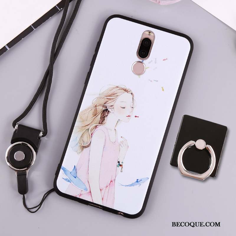 Huawei Mate 10 Lite Fluide Doux Blanc Silicone Coque De Téléphone Étui