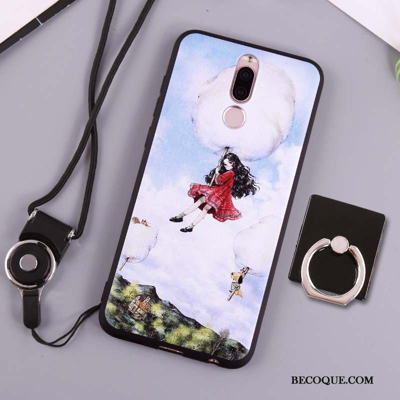 Huawei Mate 10 Lite Fluide Doux Blanc Silicone Coque De Téléphone Étui