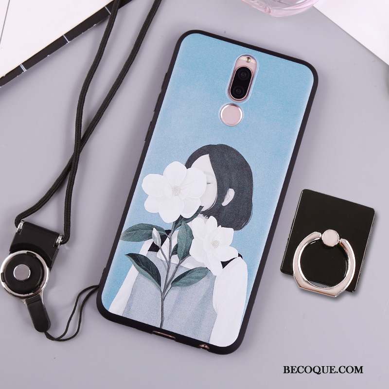 Huawei Mate 10 Lite Fluide Doux Blanc Silicone Coque De Téléphone Étui