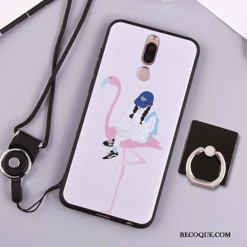 Huawei Mate 10 Lite Fluide Doux Blanc Silicone Coque De Téléphone Étui