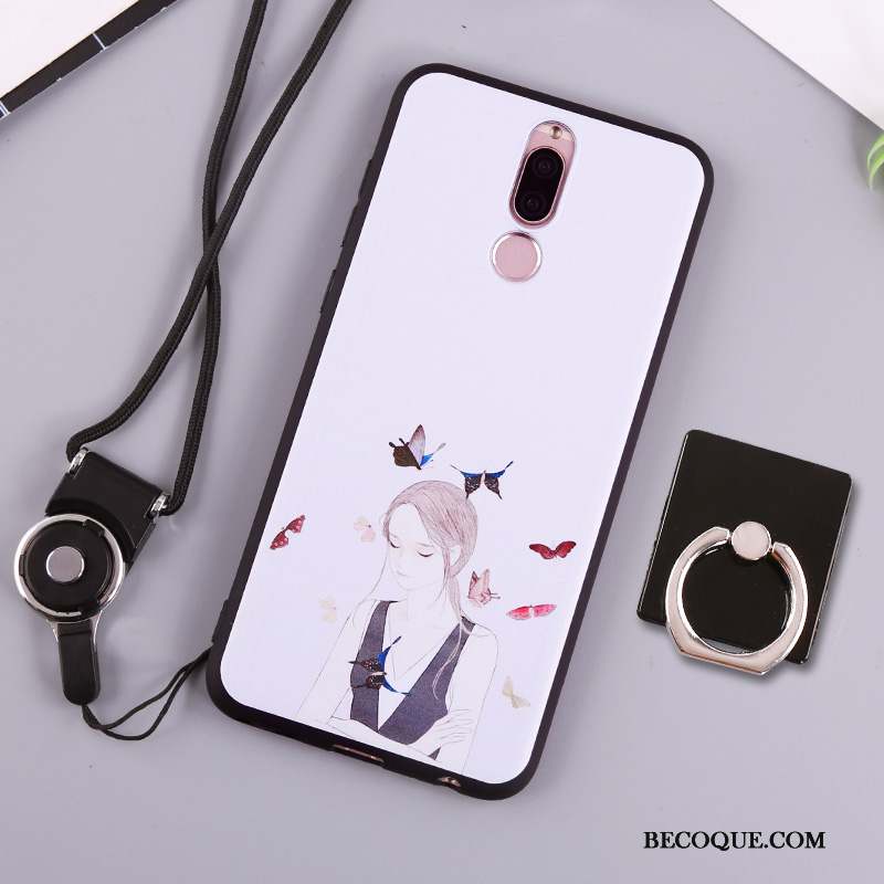 Huawei Mate 10 Lite Fluide Doux Blanc Silicone Coque De Téléphone Étui