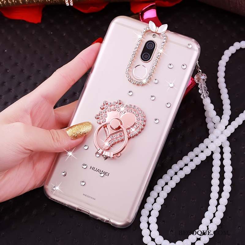 Huawei Mate 10 Lite Fluide Doux Rose Silicone Coque De Téléphone Étui Tout Compris