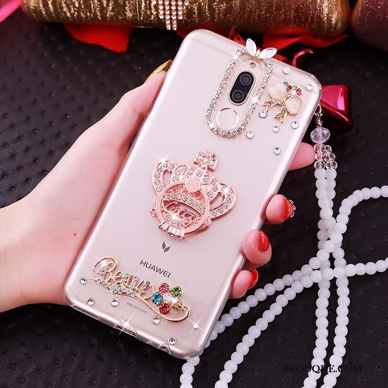 Huawei Mate 10 Lite Fluide Doux Rose Silicone Coque De Téléphone Étui Tout Compris