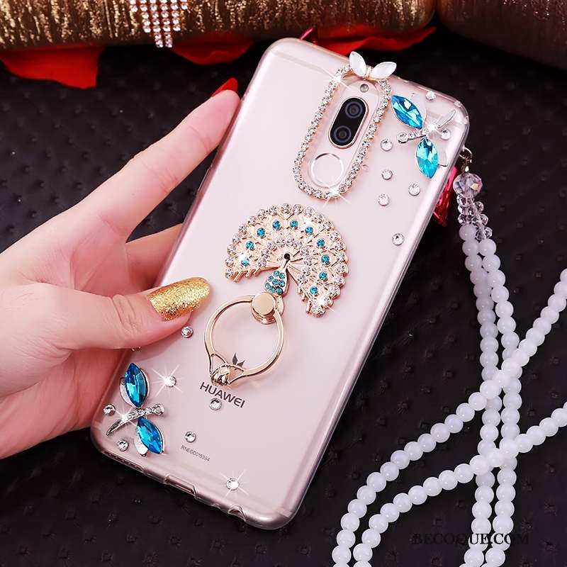 Huawei Mate 10 Lite Fluide Doux Rose Silicone Coque De Téléphone Étui Tout Compris