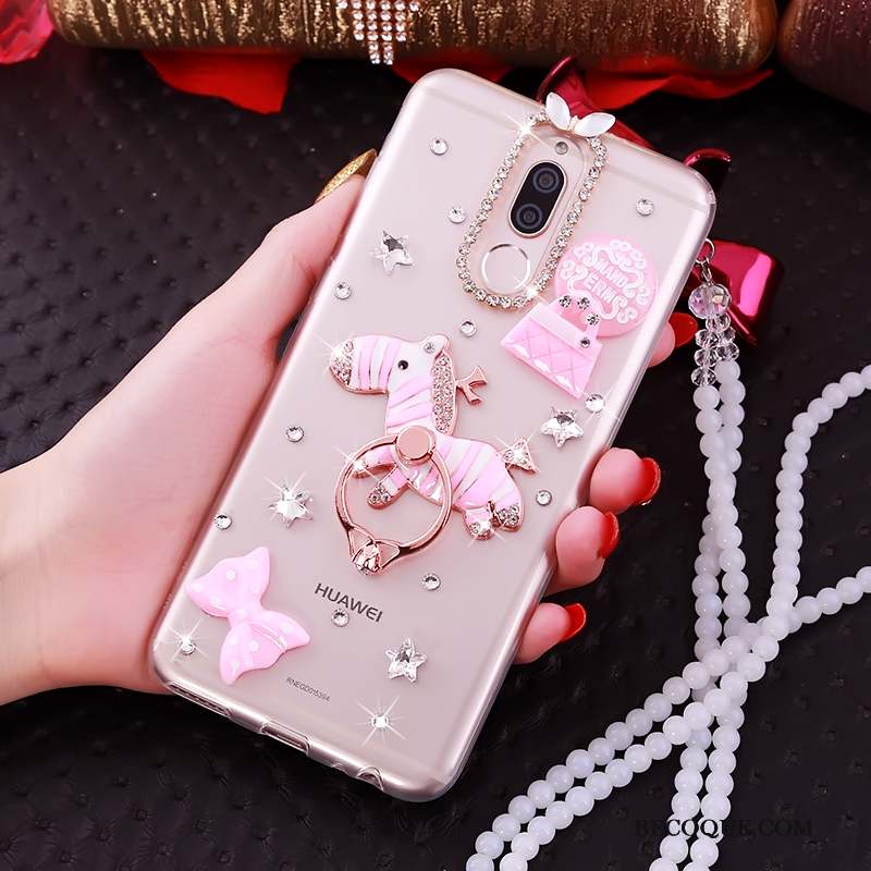 Huawei Mate 10 Lite Fluide Doux Rose Silicone Coque De Téléphone Étui Tout Compris