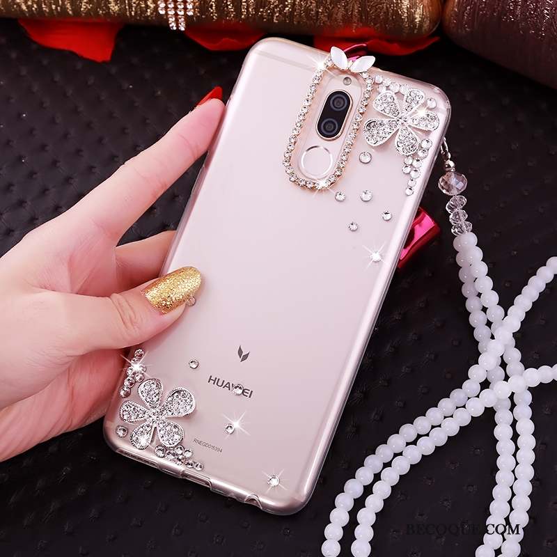 Huawei Mate 10 Lite Fluide Doux Rose Silicone Coque De Téléphone Étui Tout Compris