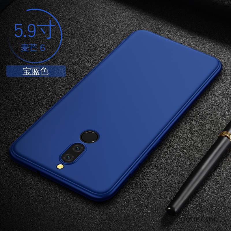 Huawei Mate 10 Lite Fluide Doux Tout Compris Bleu Incassable Coque Protection