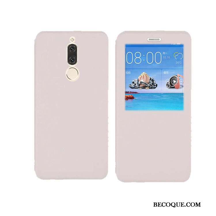 Huawei Mate 10 Lite Fluide Doux Tout Compris Protection Étui En Cuir Coque Rose