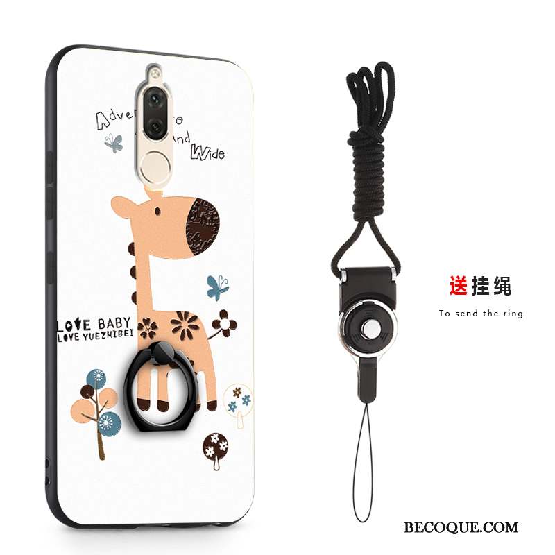 Huawei Mate 10 Lite Gaufrage Anneau Dessin Animé Coque De Téléphone Fluide Doux Tout Compris
