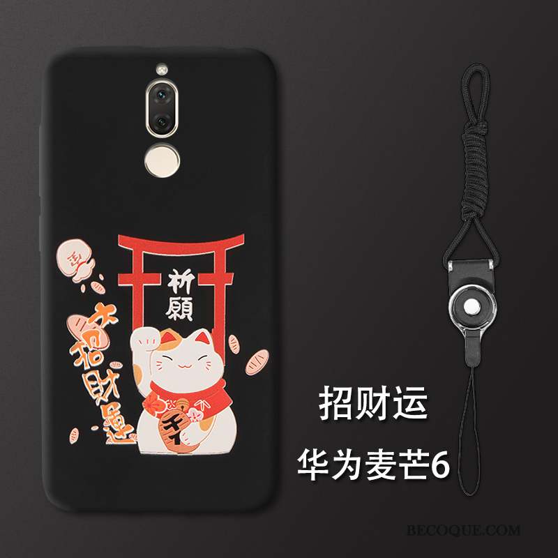 Huawei Mate 10 Lite Personnalité Délavé En Daim Protection Coque De Téléphone Silicone