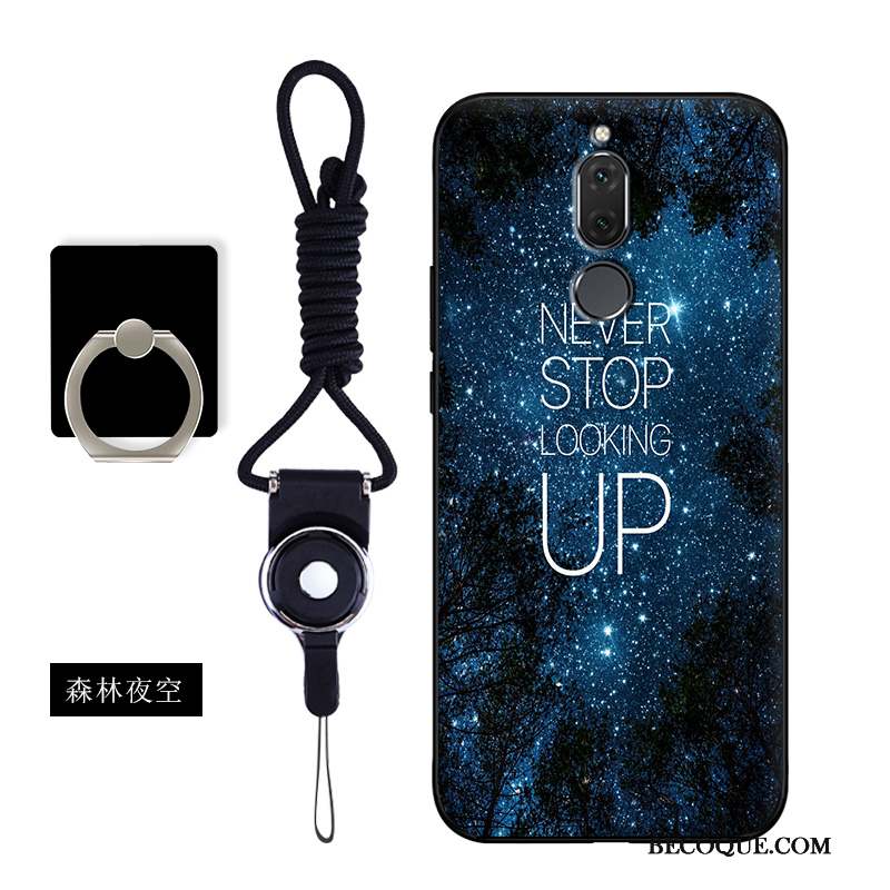 Huawei Mate 10 Lite Personnalité Tendance Coque Dessin Animé Étui Bleu