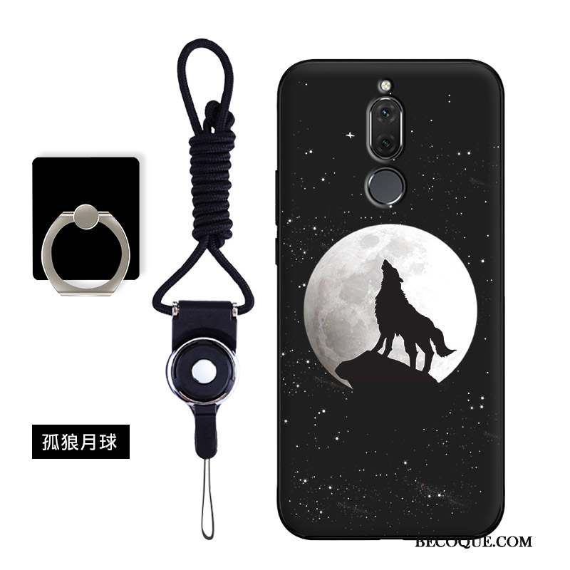 Huawei Mate 10 Lite Personnalité Tendance Coque Dessin Animé Étui Bleu