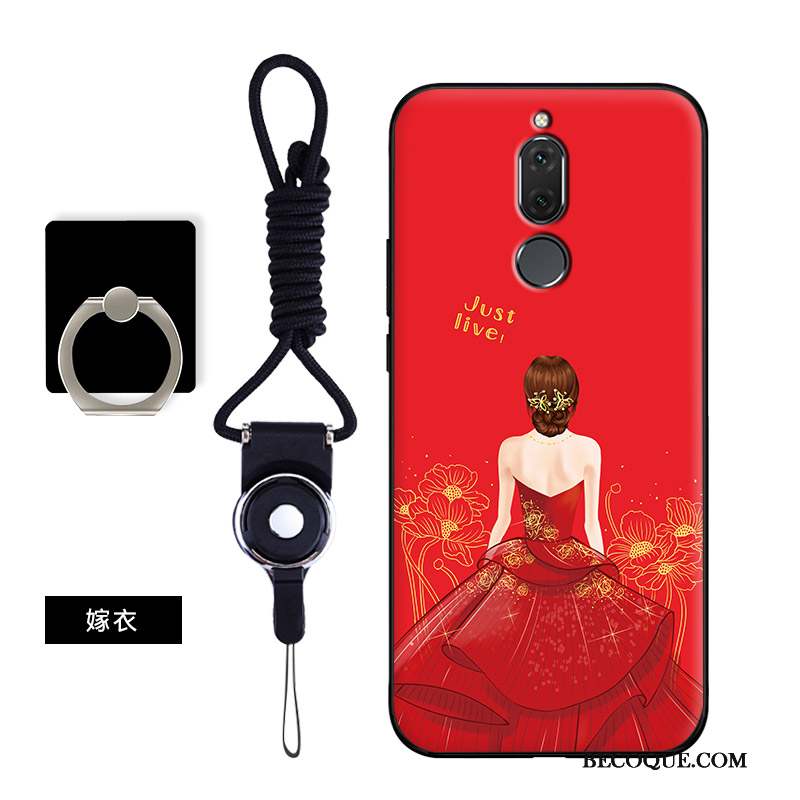 Huawei Mate 10 Lite Personnalité Tendance Coque Dessin Animé Étui Bleu