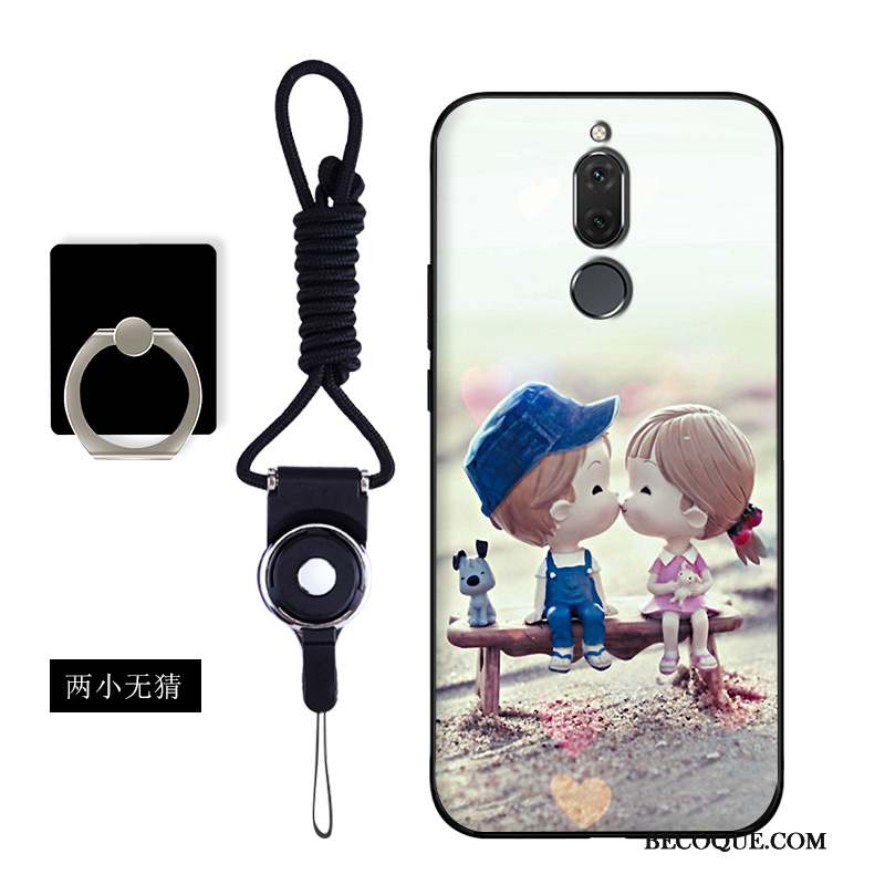 Huawei Mate 10 Lite Personnalité Tendance Coque Dessin Animé Étui Bleu