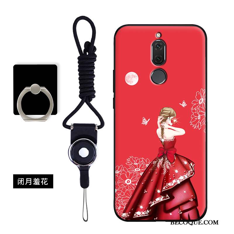 Huawei Mate 10 Lite Personnalité Tendance Coque Dessin Animé Étui Bleu