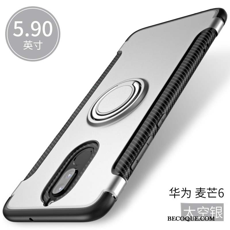 Huawei Mate 10 Lite Protection Coque De Téléphone Anneau Or Incassable Étui