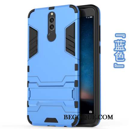 Huawei Mate 10 Lite Silicone Bleu Incassable Coque Bordure Support