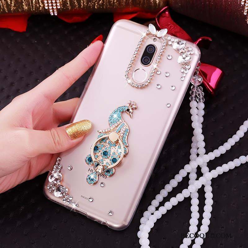 Huawei Mate 10 Lite Strass Créatif Protection Coque De Téléphone Incassable Silicone