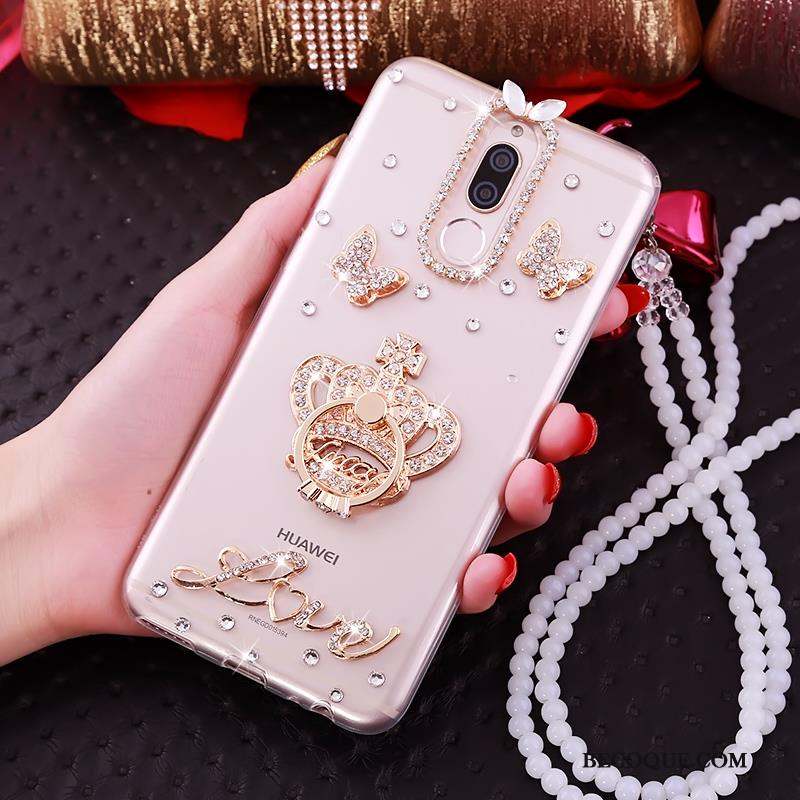 Huawei Mate 10 Lite Strass Créatif Protection Coque De Téléphone Incassable Silicone