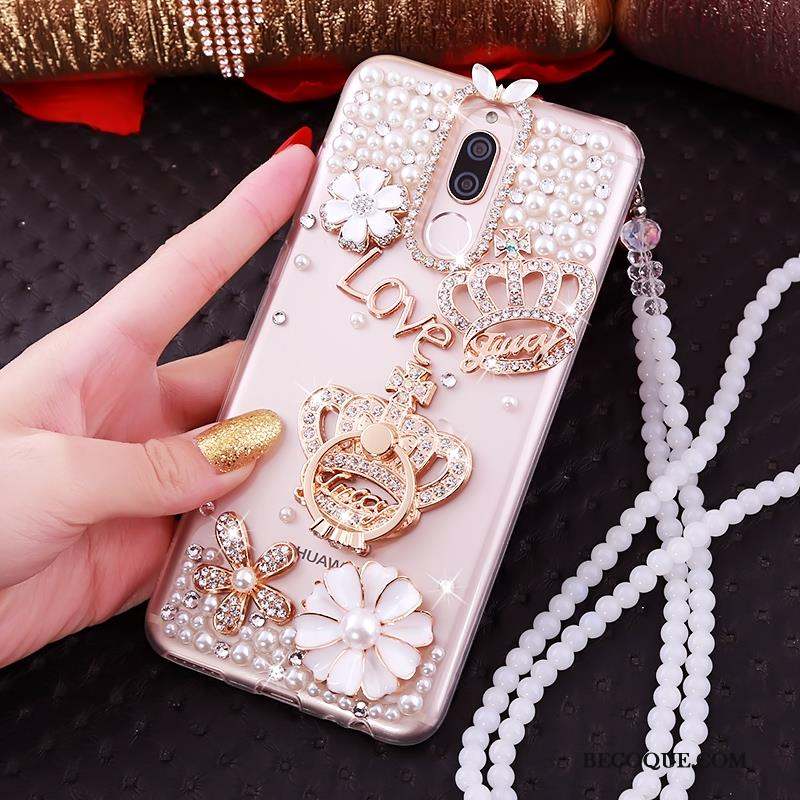 Huawei Mate 10 Lite Strass Créatif Protection Coque De Téléphone Incassable Silicone