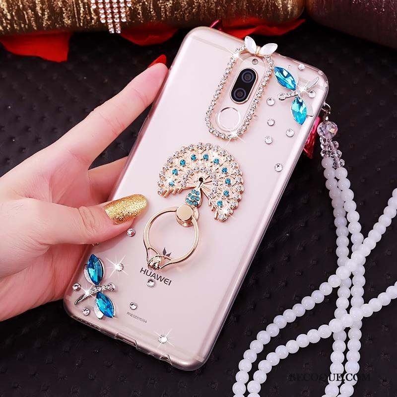 Huawei Mate 10 Lite Strass Créatif Protection Coque De Téléphone Incassable Silicone