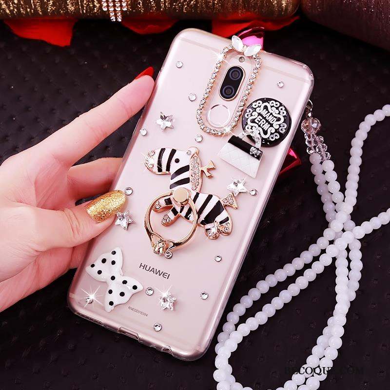 Huawei Mate 10 Lite Strass Créatif Protection Coque De Téléphone Incassable Silicone