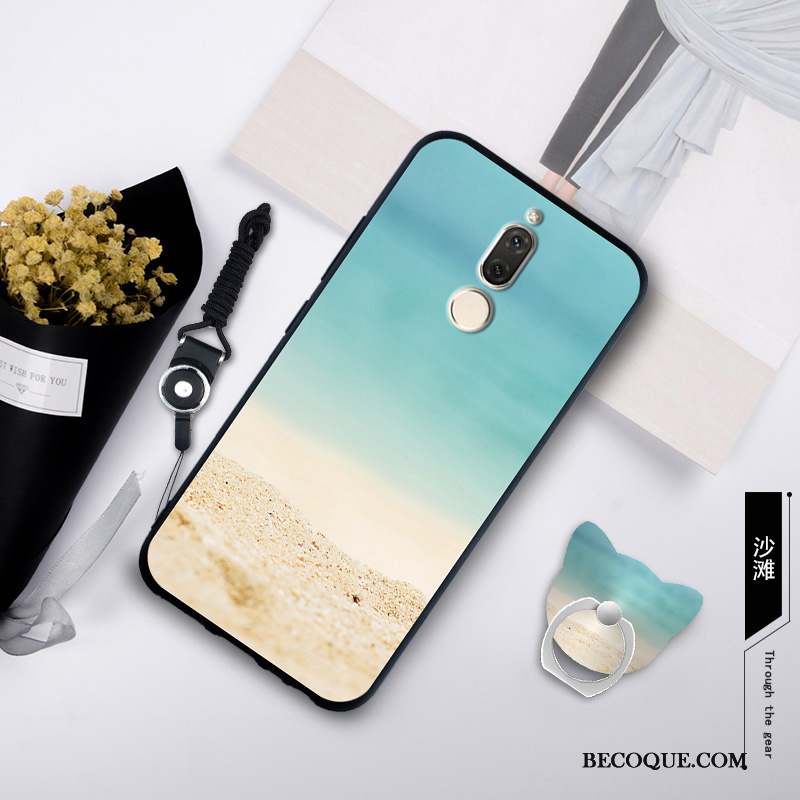 Huawei Mate 10 Lite Vert Fluide Doux Coque De Téléphone Tendance Étui Protection