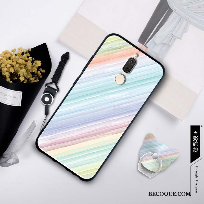 Huawei Mate 10 Lite Vert Fluide Doux Coque De Téléphone Tendance Étui Protection