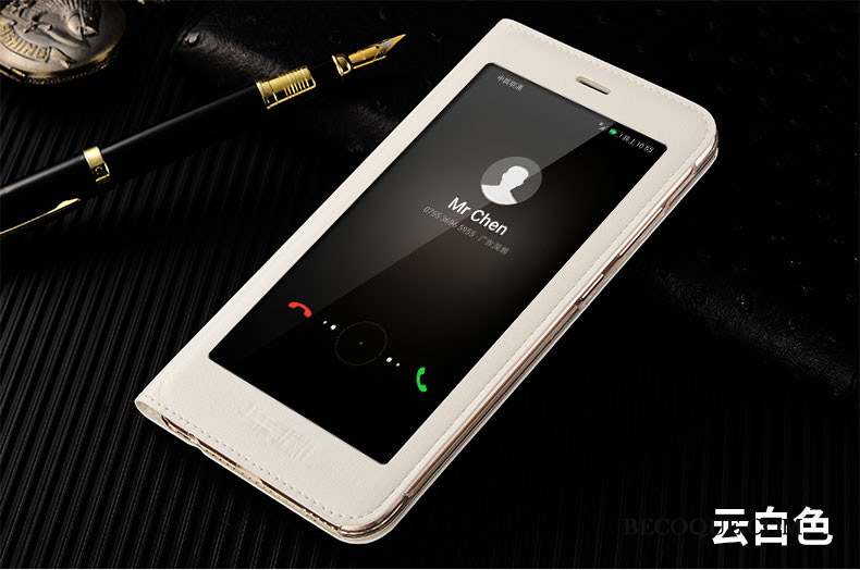 Huawei Mate 10 Lite Étui En Cuir Clamshell Mince Coque De Téléphone Tout Compris Incassable
