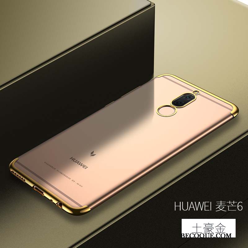 Huawei Mate 10 Lite Étui Fluide Doux Bleu Coque De Téléphone Silicone Incassable