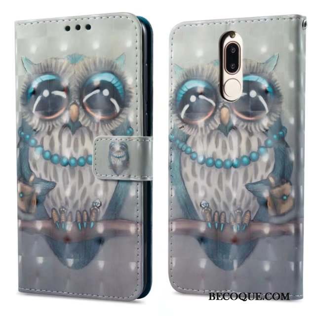 Huawei Mate 10 Lite Étui Téléphone Portable Étui En Cuir Protection Coque Multicolore